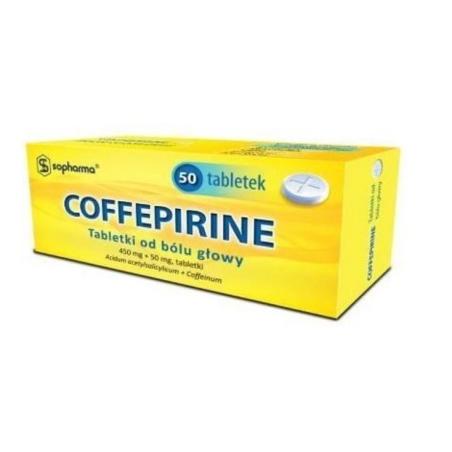 Coffepirine tabletki od bólu głowy 50 sztuk