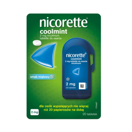 Nicorette Coolmint 4mg 20 tabletek do ssania