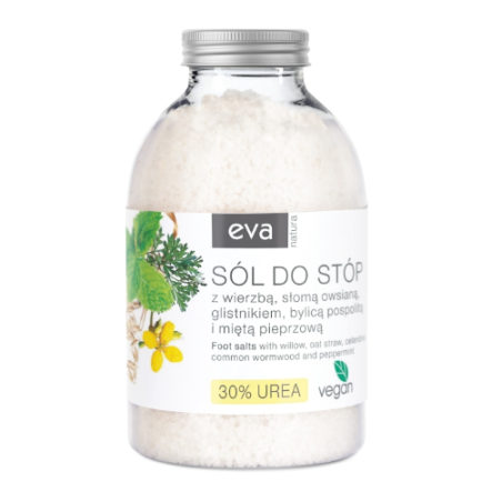 Eva Naturalna Sól do stóp z 30% mocznikiem 400g