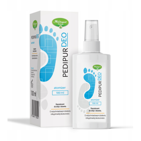 Pedipur Deo Preparat przeciwgrzybiczy  dezodorant do stóp i obuwia 100ml