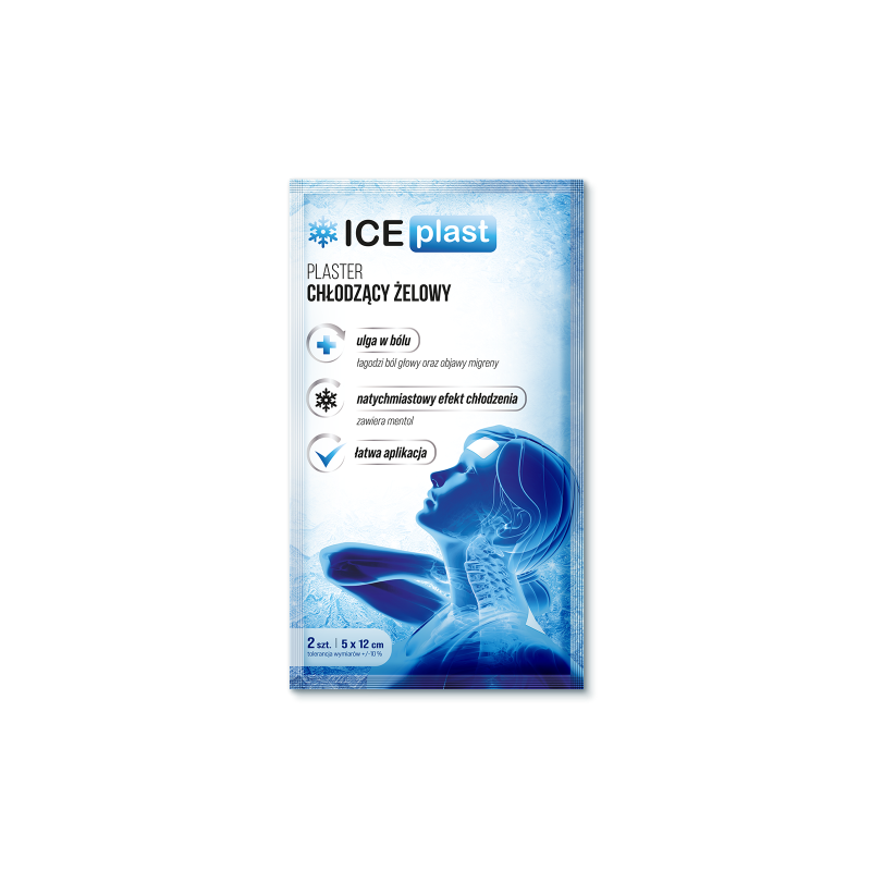 Ice Plast Plaster chłodzący żelowy 2 sztuki