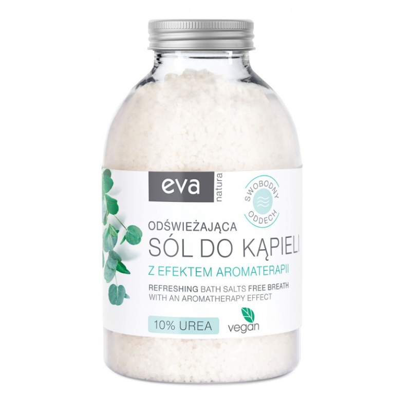 Eva Natura Sól do kąpieli odświeżająca z efektem aromaterapii 10% mocznika 420g
