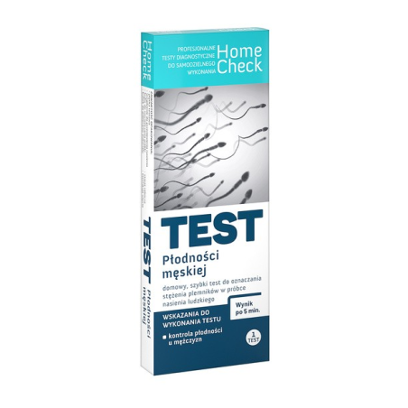 Home Check Test Płodności męskiej kasetkowy 1 sztuka