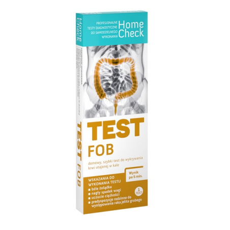 Home Check Test FOB test na krew utajoną w kale kasetkowy 1 sztuka