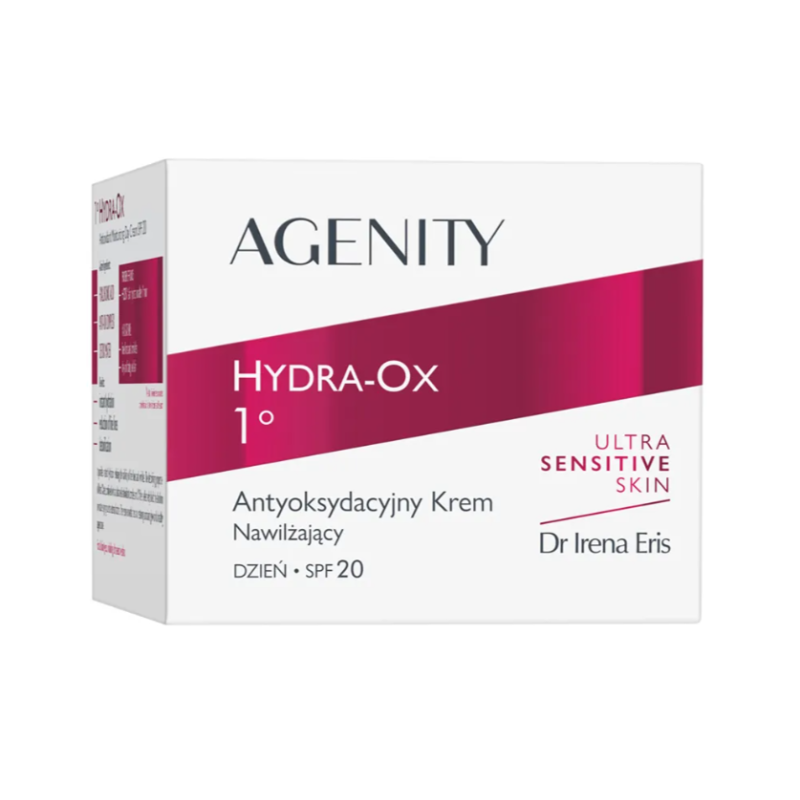 Agenity Hydra-Ox 1° Krem nawilżający antyoksydacyjny na dzień SPF20 50ml