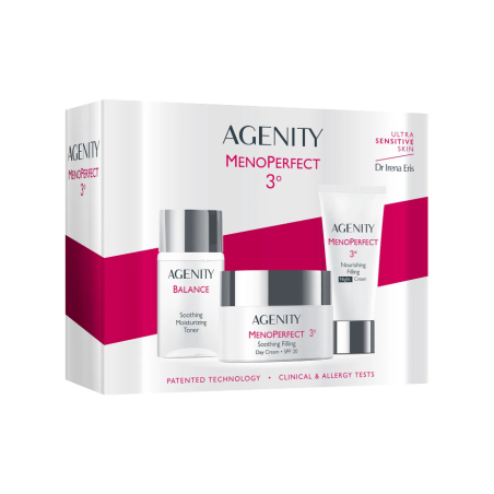 Agenity Menoperfect 3° Zestaw Krem na dzień 50ml + Krem na noc 25ml + Tonik nawilżający 50ml