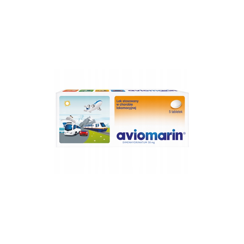 Aviomarin 50mg 5 tabletek