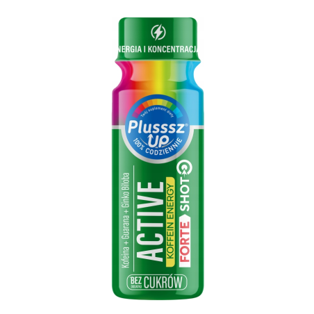 Plusssz Up Active Koffein Energy Forte Shot smak grejpfrutowy 1 sztuka