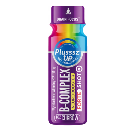 Plusssz Up B-Complex Neuro Booster Forte Shot smak malinowy 1 sztuka