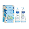 Mustela Soft Baby Care Delikatny żel do mycia z organicznym awokado 500ml + Mleczko do ciała Hydra Bebe 500ml