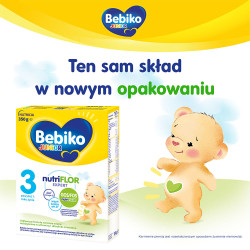 Bebiko Junior 3 NUTRIflor Expert Mleko modyfikowane dla dzieci powyżej 1. roku życia 350g
