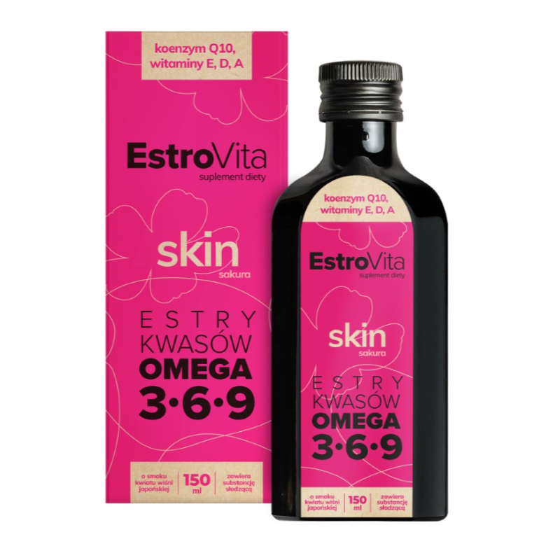 EstroVita Skin Sakura omega 3-6-9, 150ml