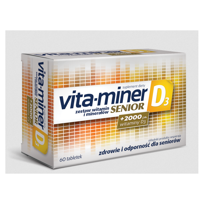 VITA - MINER SENIOR D3 2000 j.m. 60 tabletek
