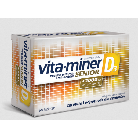 VITA - MINER SENIOR D3 2000 j.m. 60 tabletek