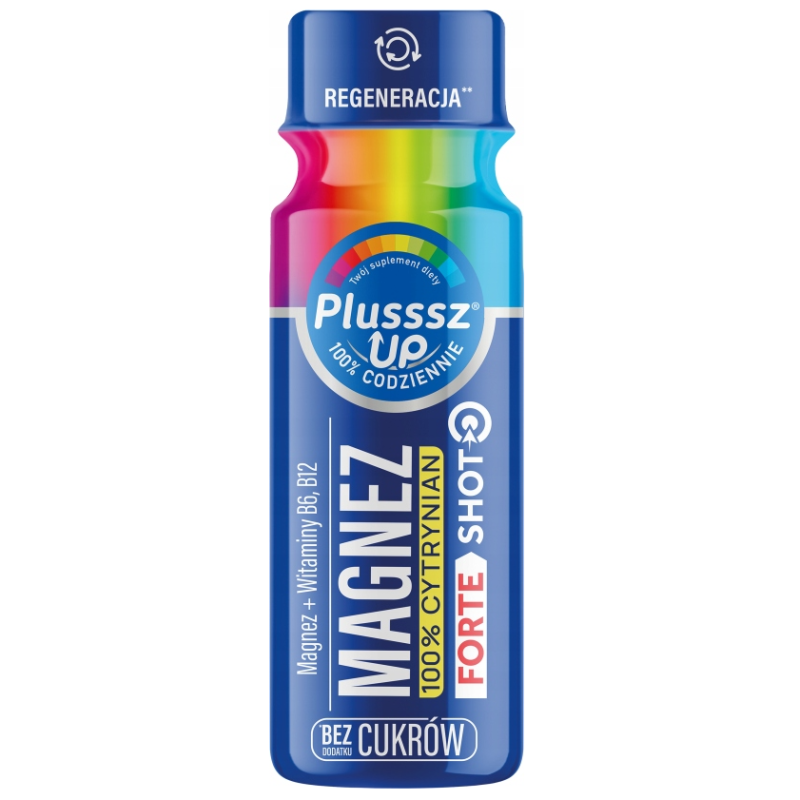 Plusssz Up Magnez 100% Cytrynian Forte Shot o smaku mango 1 sztuka