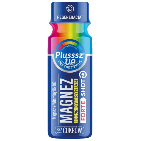 Plusssz Up Magnez 100% Cytrynian Forte Shot o smaku mango 1 sztuka