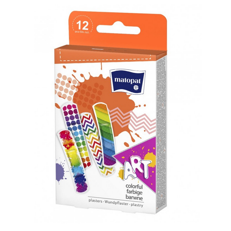 Matopat ART Plastry z opatrunkiem 12 sztuk