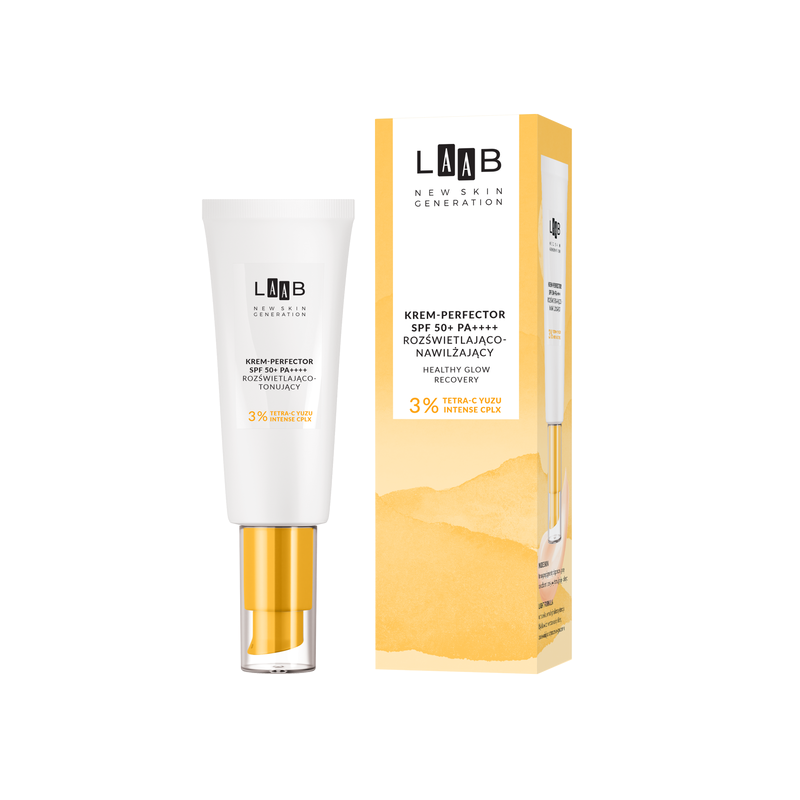 AA Laab rozświetlająco-nawilżający krem-perfector do twarzy z SPF 50+ 40ml