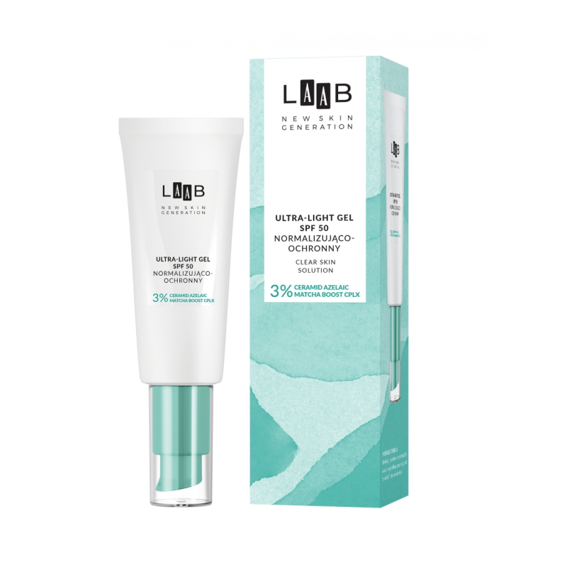 AA Laab Clear Skin Solution Ultralight żel SPF 50 normalizująco-ochronny 40ml