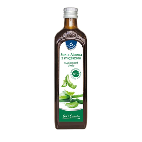 Oleofarm Sok z aloesu z miąższem 1000ml