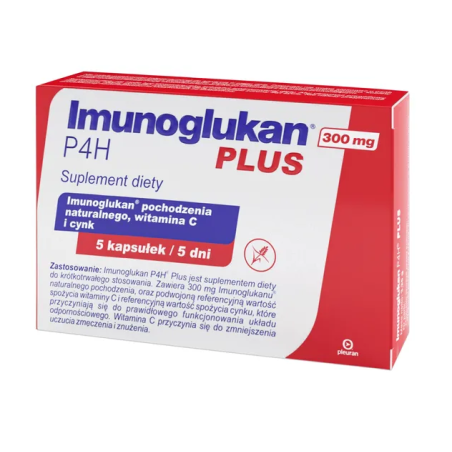 Imunglukan P4h Plus 5 kapsułek