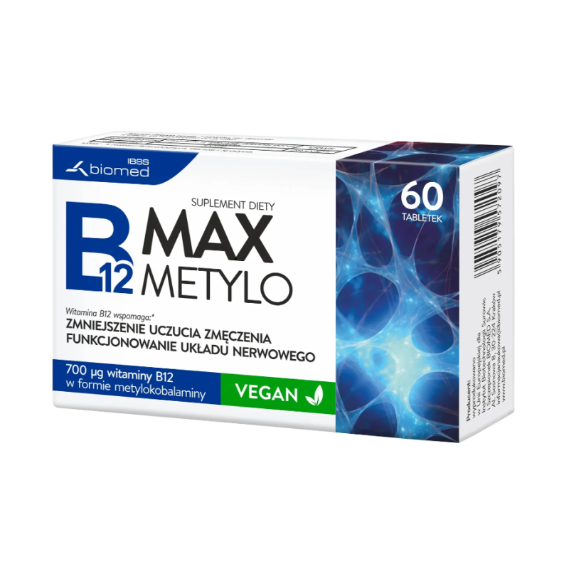 B12 Max Metylo 60 tabletek