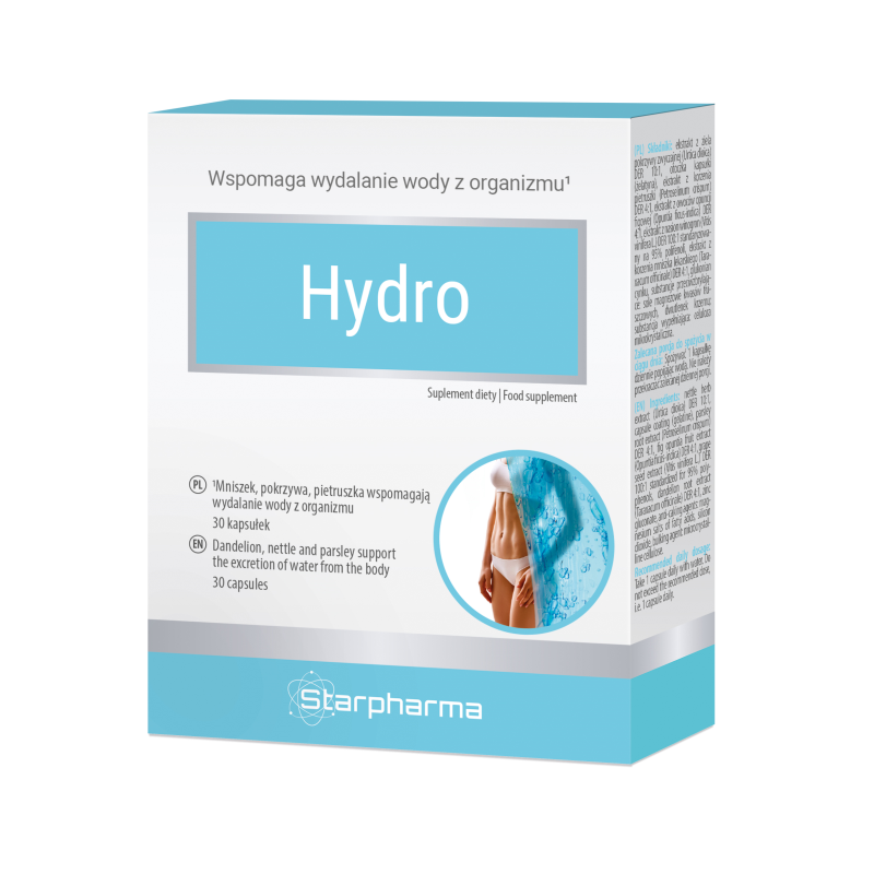 Hydro wydalanie wody z organizmu 30 kapsułek