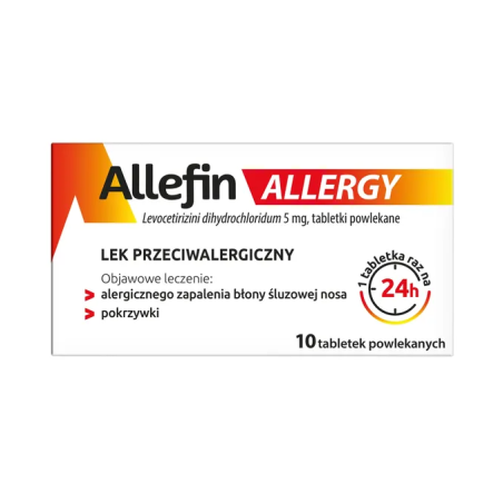 Allefin Allegry lek przeciwalergiczny 10 tabletek