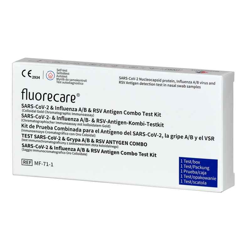 Test Fluorecare Covid Sars-cov-2 i grypa A/B i RSV antygen combo