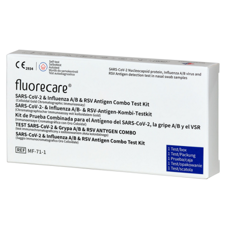 Test Fluorecare Covid Sars-cov-2 i grypa A/B i RSV antygen combo
