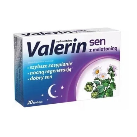 Valerin Sen z melatoniną 20 tabletek