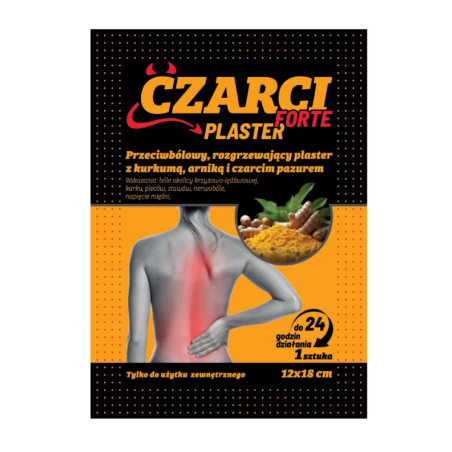 CZARCI PLASTER FORTE Rozgrzewający 12x18cm 1sztuka