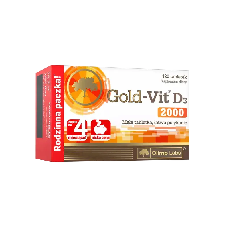 Olimp Gold-Vit D3 2000 120 tabletek