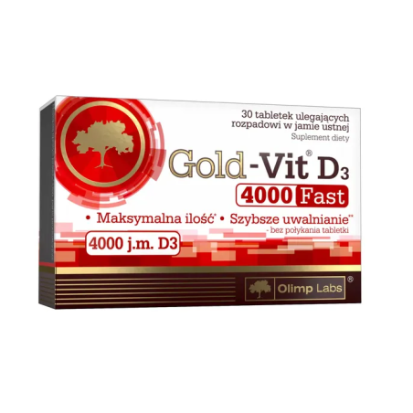 Olimp Gold-Vit D3 Fast 4000 j.m. 30 sztuk