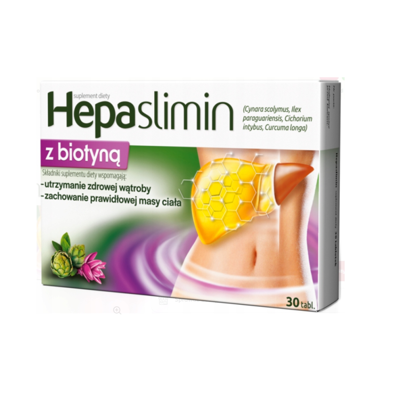 Hepaslimin z Biotyną 30 tabletek