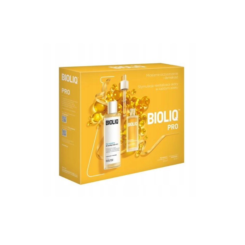 Bioliq PRO Zestaw -  serum rewitalizujące 30ml + płyn micelarny 200 ml