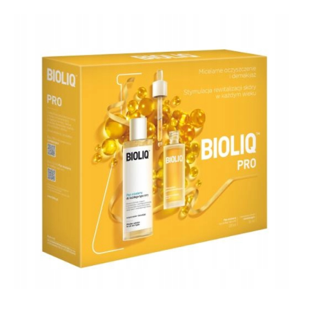 Bioliq PRO Zestaw -  serum rewitalizujące 30ml + płyn micelarny 200 ml