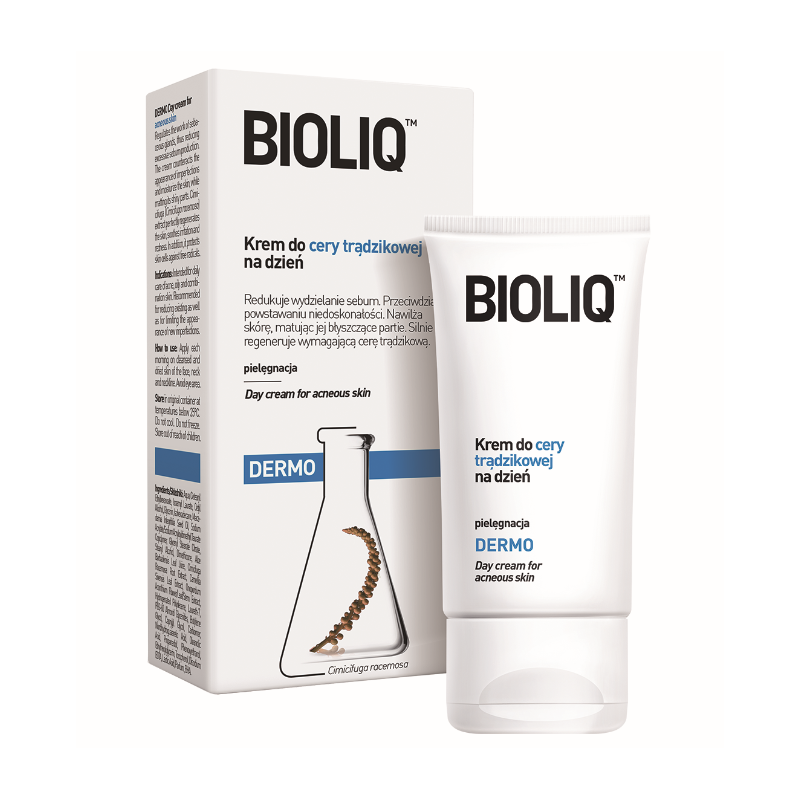 BIOLIQ DERMO Krem do cery trądzikowej na dzień 50ml