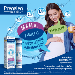 Prenalen Elektrolity smak ananas-pomarańcza 20 tabletek musujących