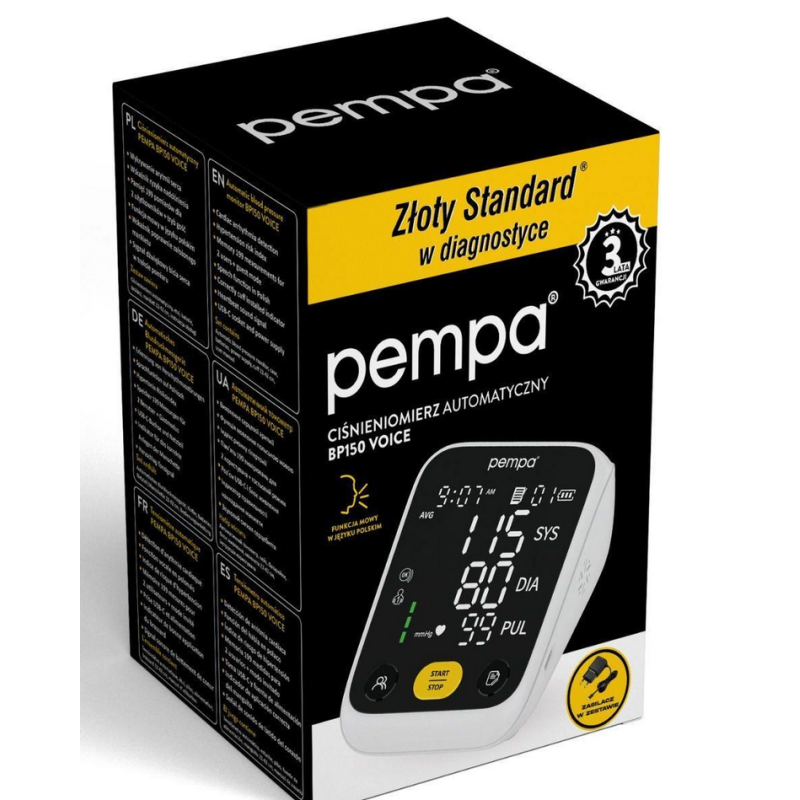 Pempa Ciśnieniomierz automatyczny BP150 Voice 1 sztuka