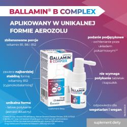 Ballamin B Complex witamin B spray 15 ml