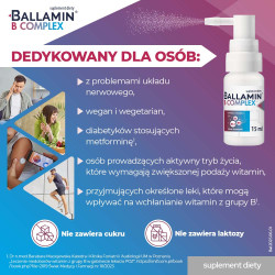 Ballamin B Complex witamin B spray 15 ml