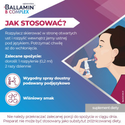 Ballamin B Complex witamin B spray 15 ml
