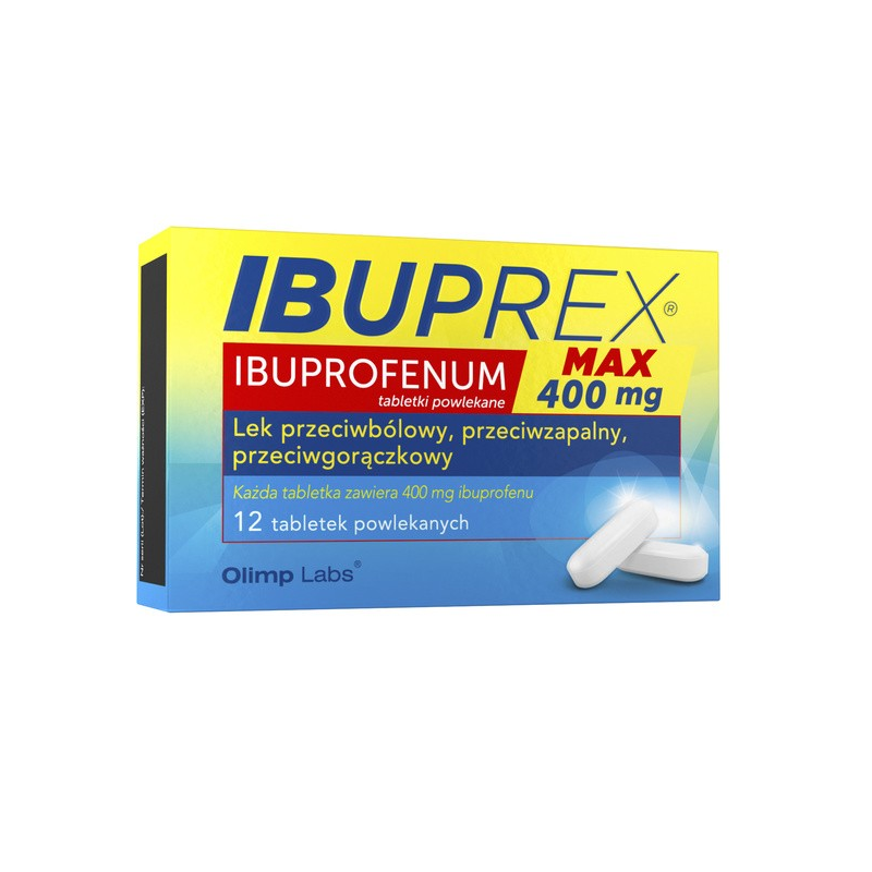 Ibuprex Max 400 mg tabletki powlekane 12 sztuk