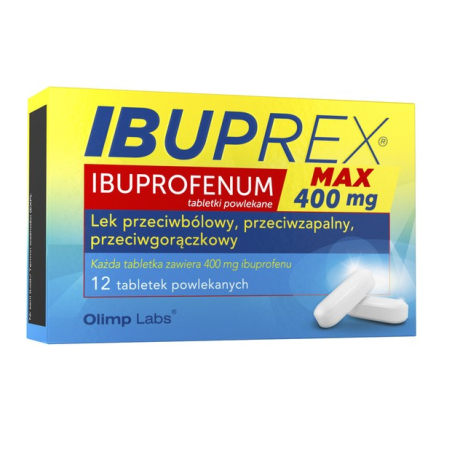 Ibuprex Max 400 mg tabletki powlekane 12 sztuk