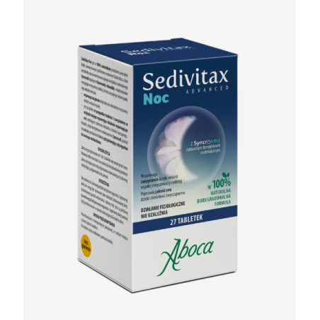 Sedivitax Advanced Noc 27 tabletek