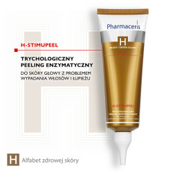 Pharmaceris H H-STIMUPEEL TRYCHOLOGICZNY PEELING ENZYMATYCZNY do skóry głowy z problemem wypadania włosów i łupieżu 125ml
