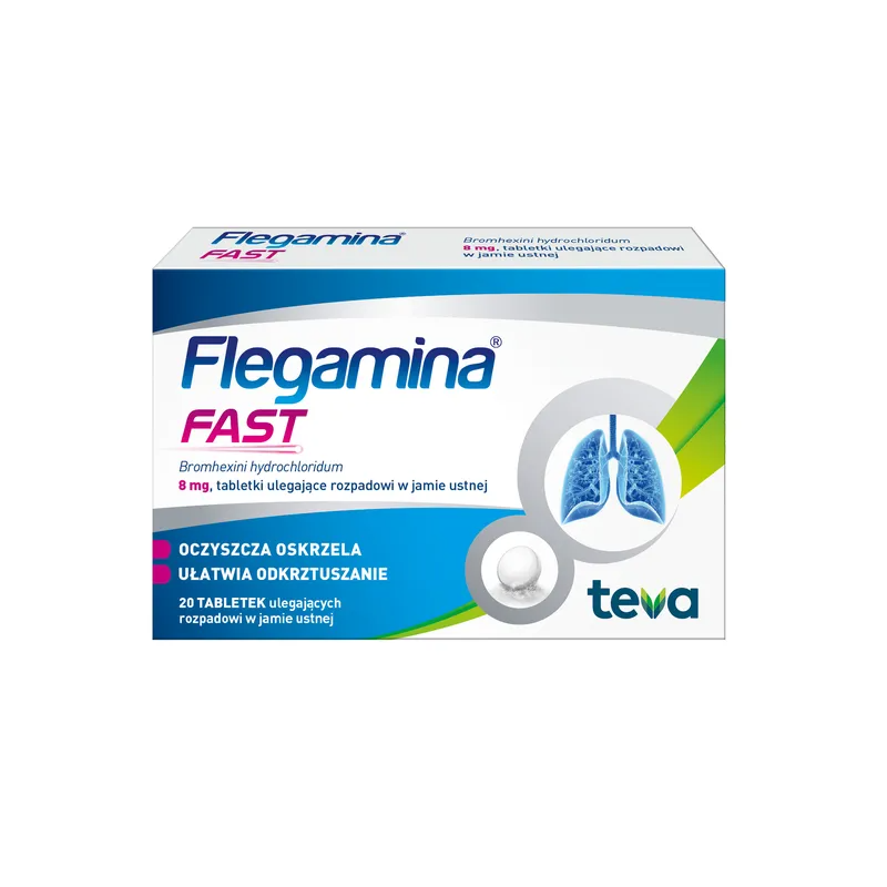 Flegamina Fast 8mg 20 tabletek