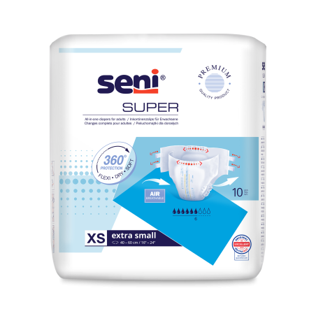 Pieluchomajtki SENI SUPER EXTRA SMALL 10 sztuk