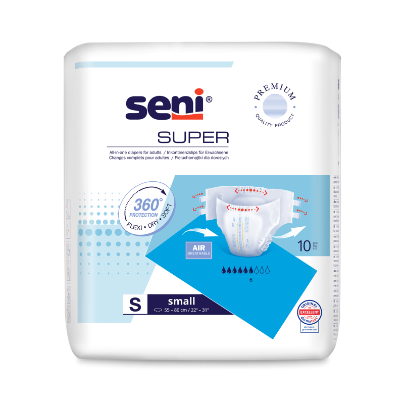 Pieluchomajtki SENI SUPER SMALL 10 sztuk